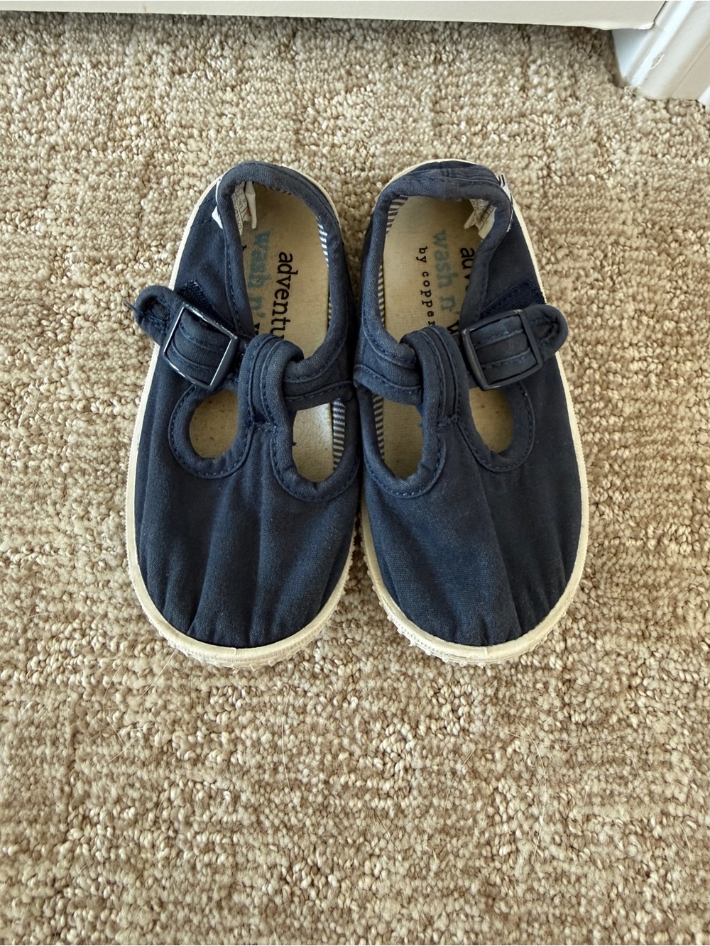Copper Key adventure Navy Mary Jane Canvas Shoes